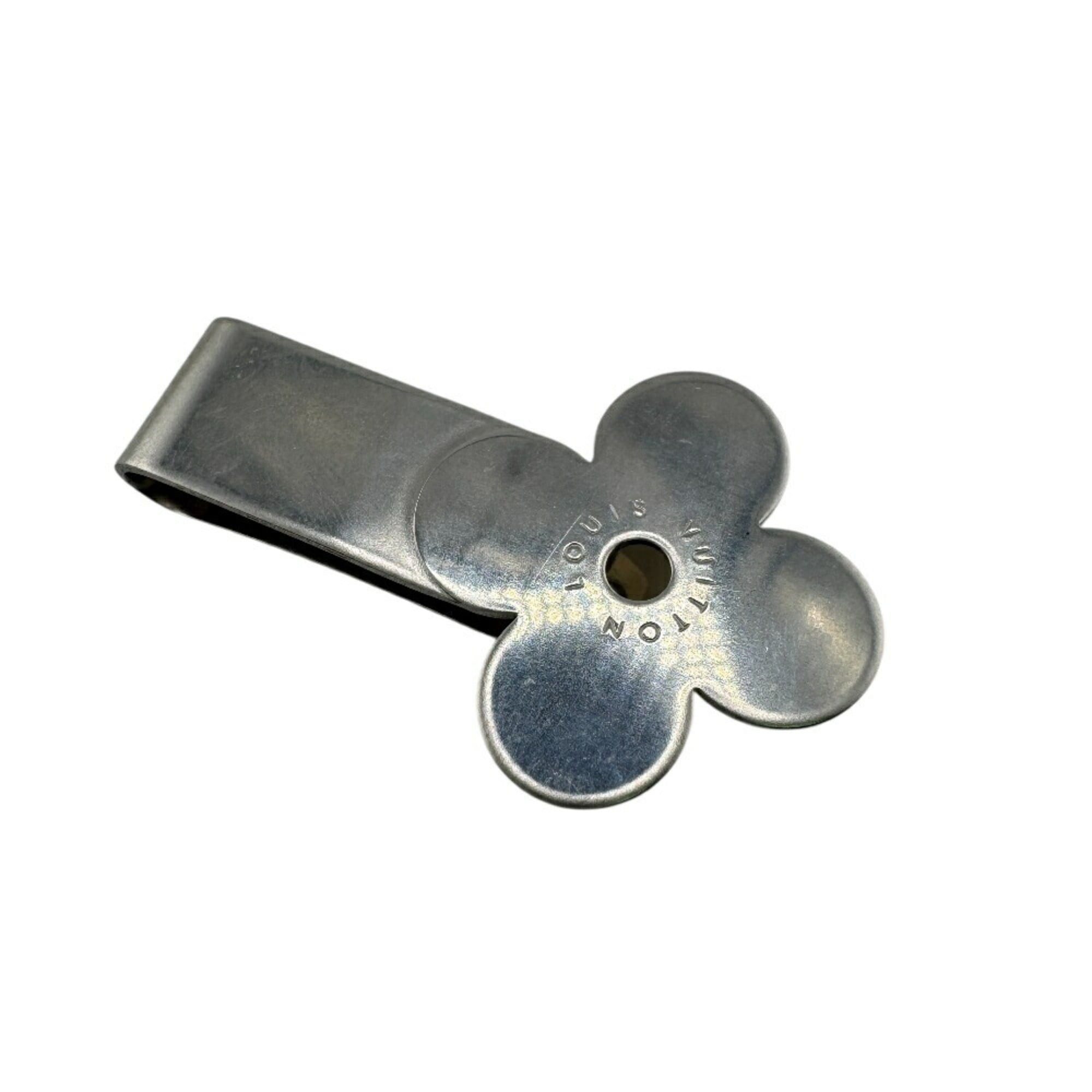 Louis Vuitton Silver Metal Money Clip