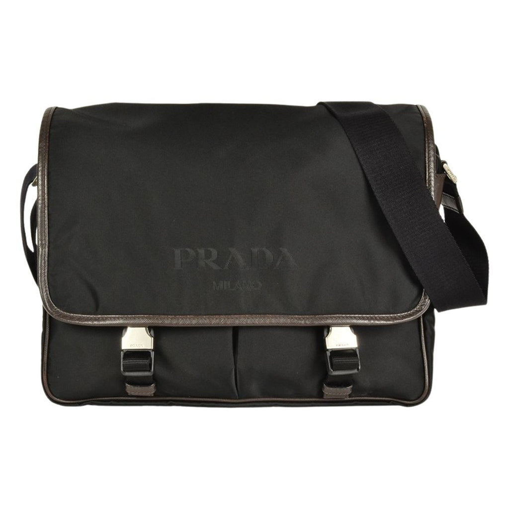 Prada Black Nylon Shoulder Bag