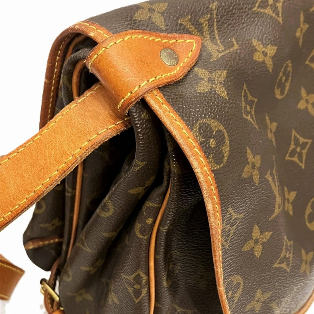 Louis Vuitton Brown Pvc Shoulder Bag