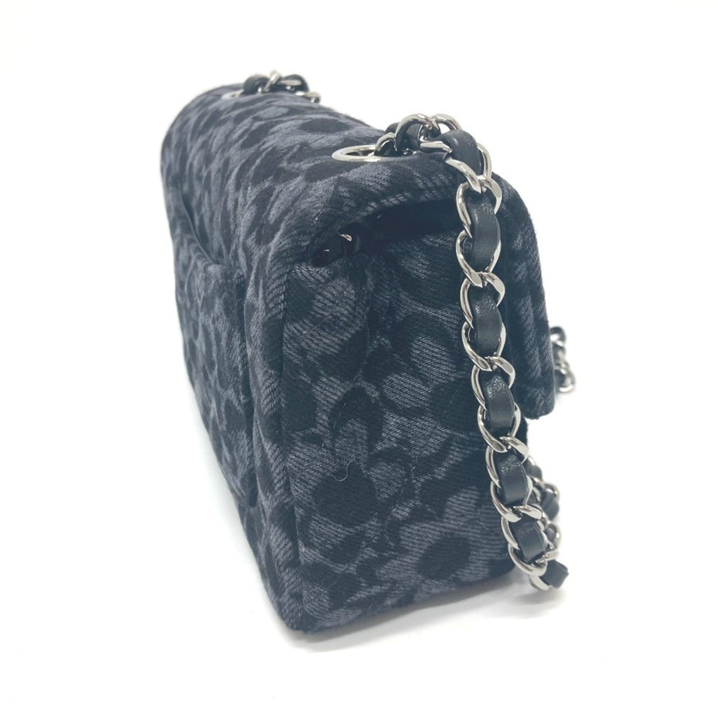 Chanel Black Denim Shoulder Bag