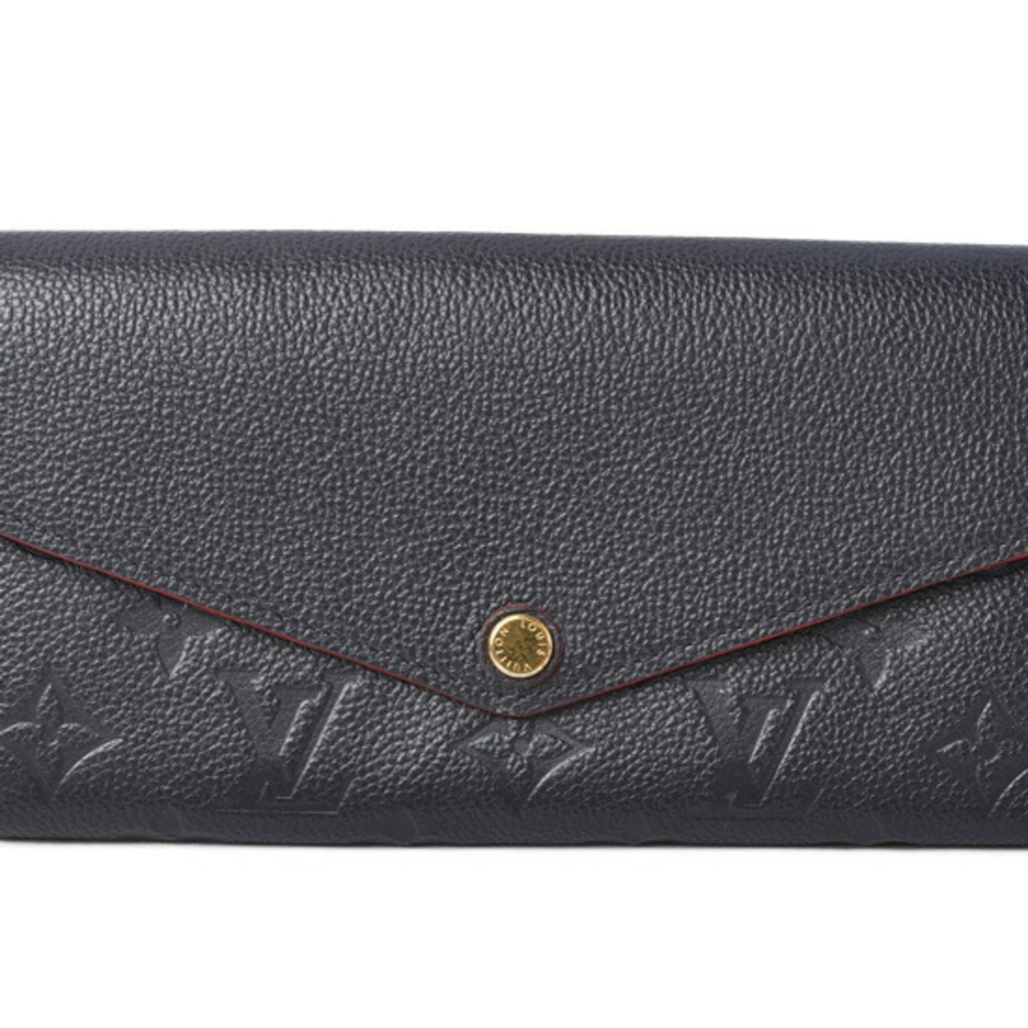 Louis Vuitton Rouge Monogram Empreinte Long Wallet