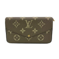 Louis Vuitton Gray Grayish Leather Pochette Shoulder Bag