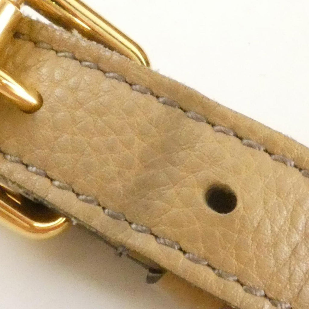 Louis Vuitton Biscuit Leather Shoulder Bag