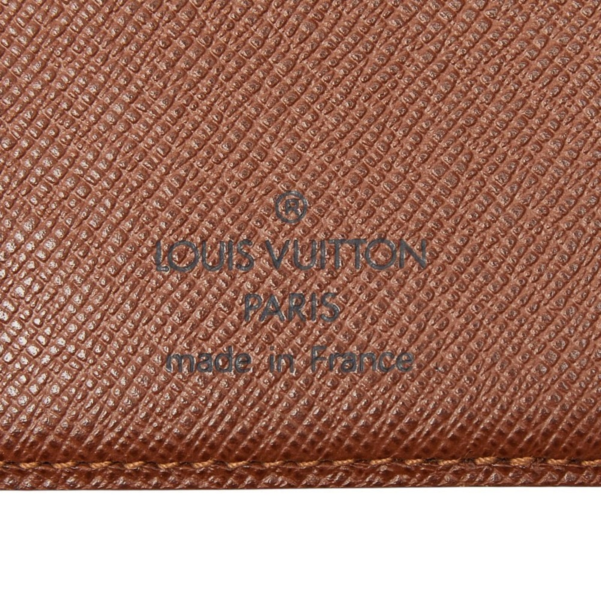 Louis Vuitton Brown Pvc Long Bill Wallet
