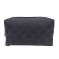 Gucci Black Gg Canvas Pouch (Pre-Owned)