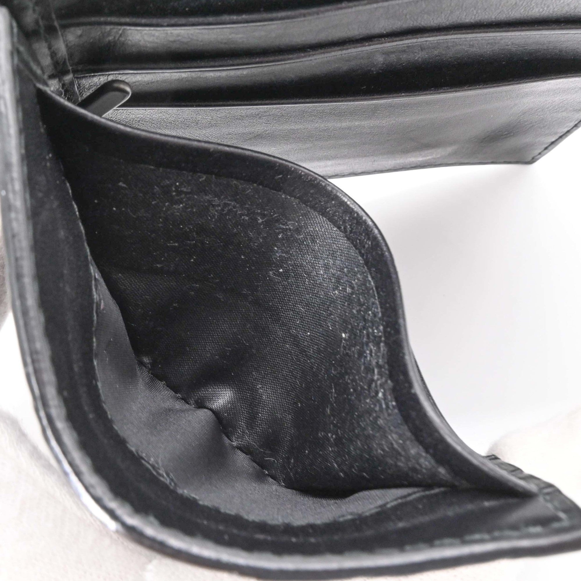 Bottega Veneta Intrecciato Black Money Clip