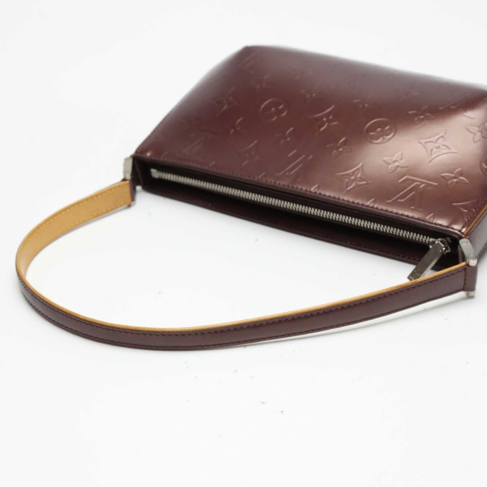 Louis Vuitton Monogram Red Color Violet Monogram Mat Handbag