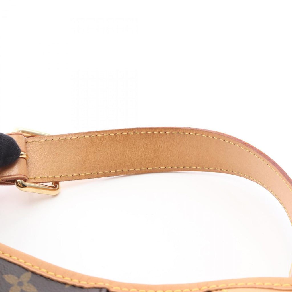 Louis Vuitton Brown Coated Canvas Leather Shoulder Bag