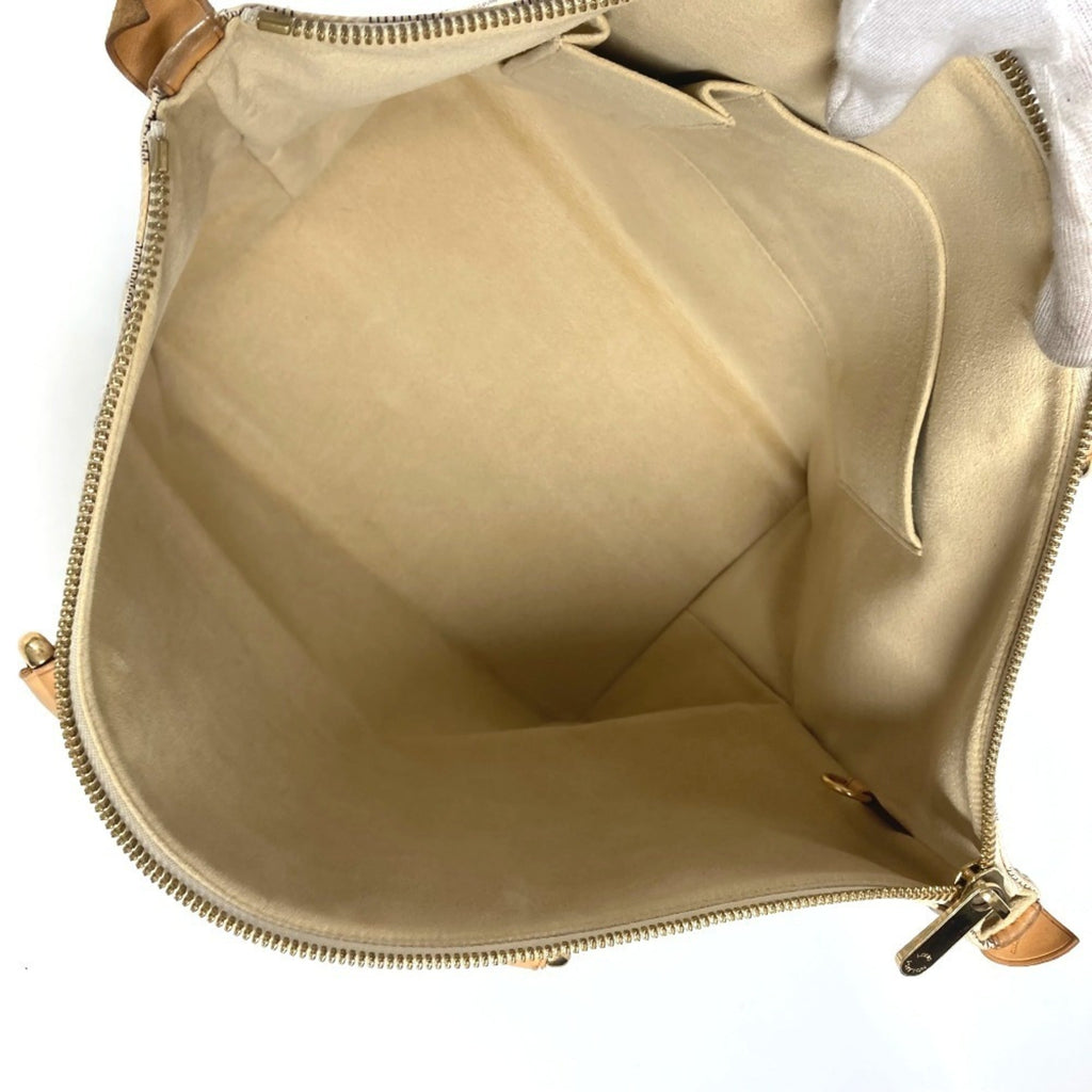 Louis Vuitton White Damier Azur Shoulder Bag Tote Bag