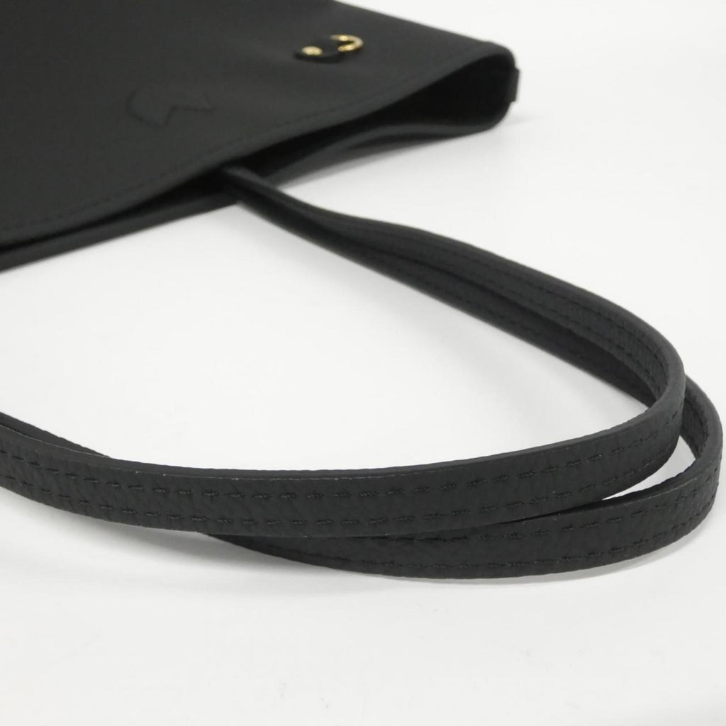 Louis Vuitton Black Marron Coated Canvas Leather Handbag