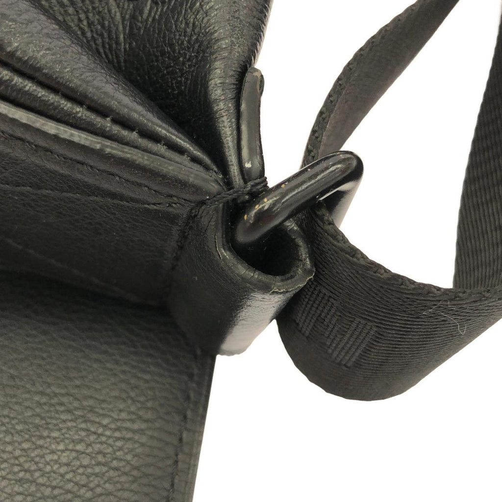 Louis Vuitton Black Monogram Leather Shoulder Bag