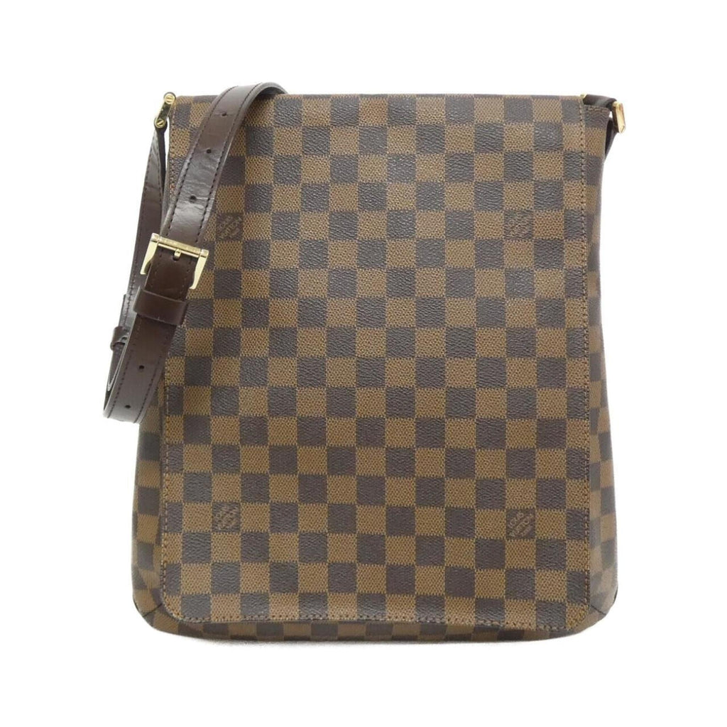 Louis Vuitton Brown Coated Canvas Shoulder Bag