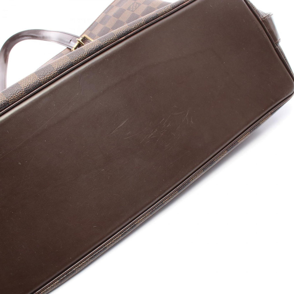 Louis Vuitton Brown Ebene Coated Canvas Leather Tote Bag