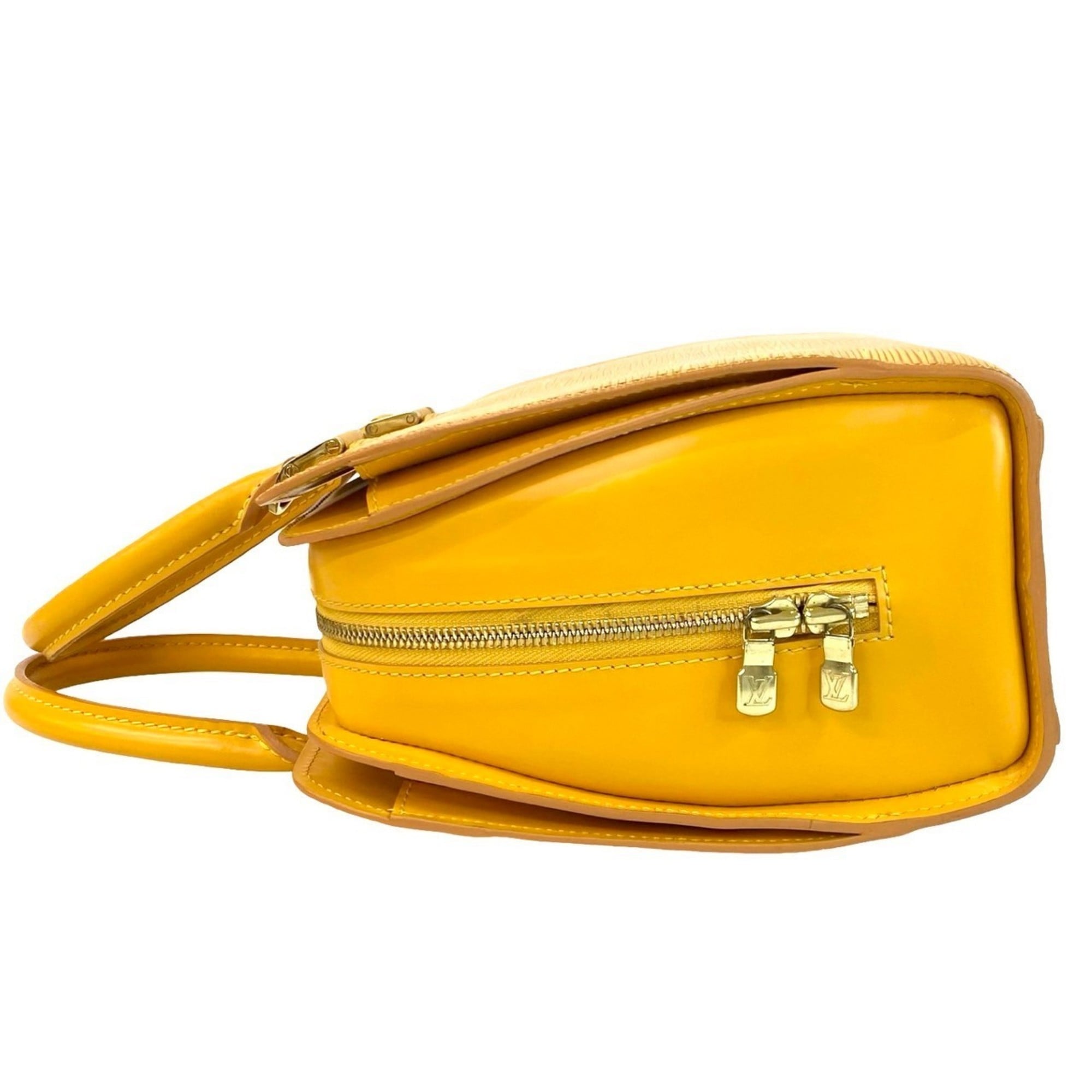 Louis Vuitton Yellow Epi Leather Handbag