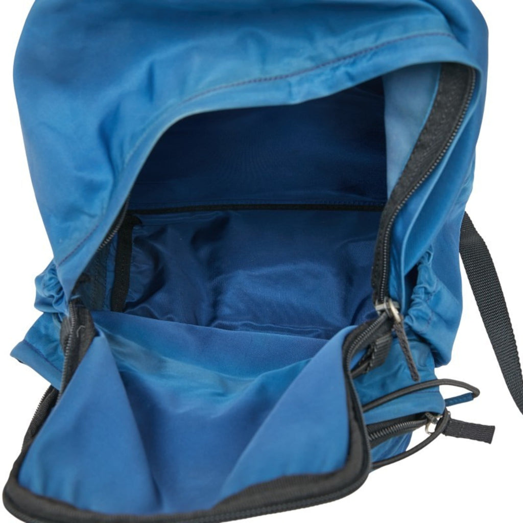 Prada Black Blue Nylon Backpack
