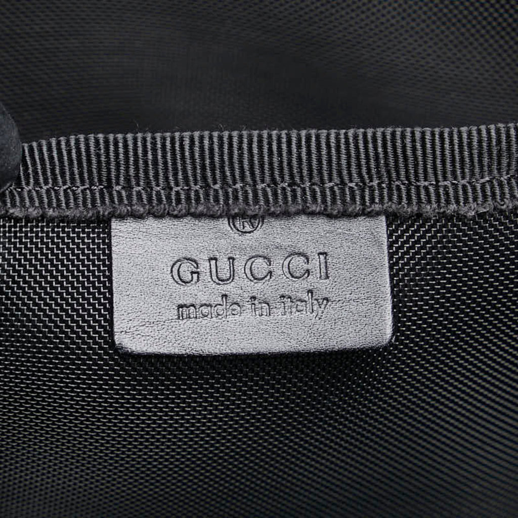 Gucci Black Canvas Tote Bag (Pre-Owned)
