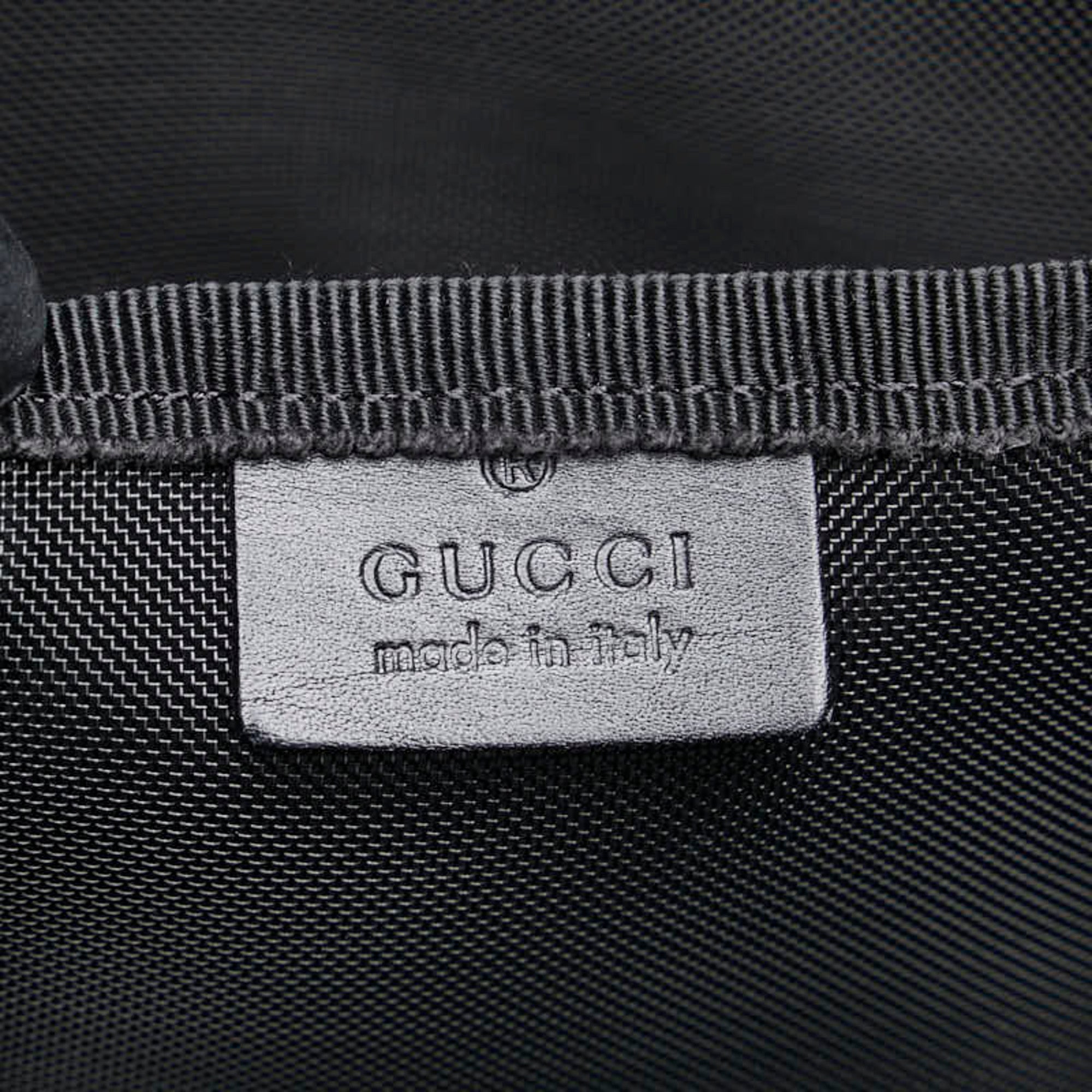 Gucci Black Canvas Tote Bag (Pre-Owned)
