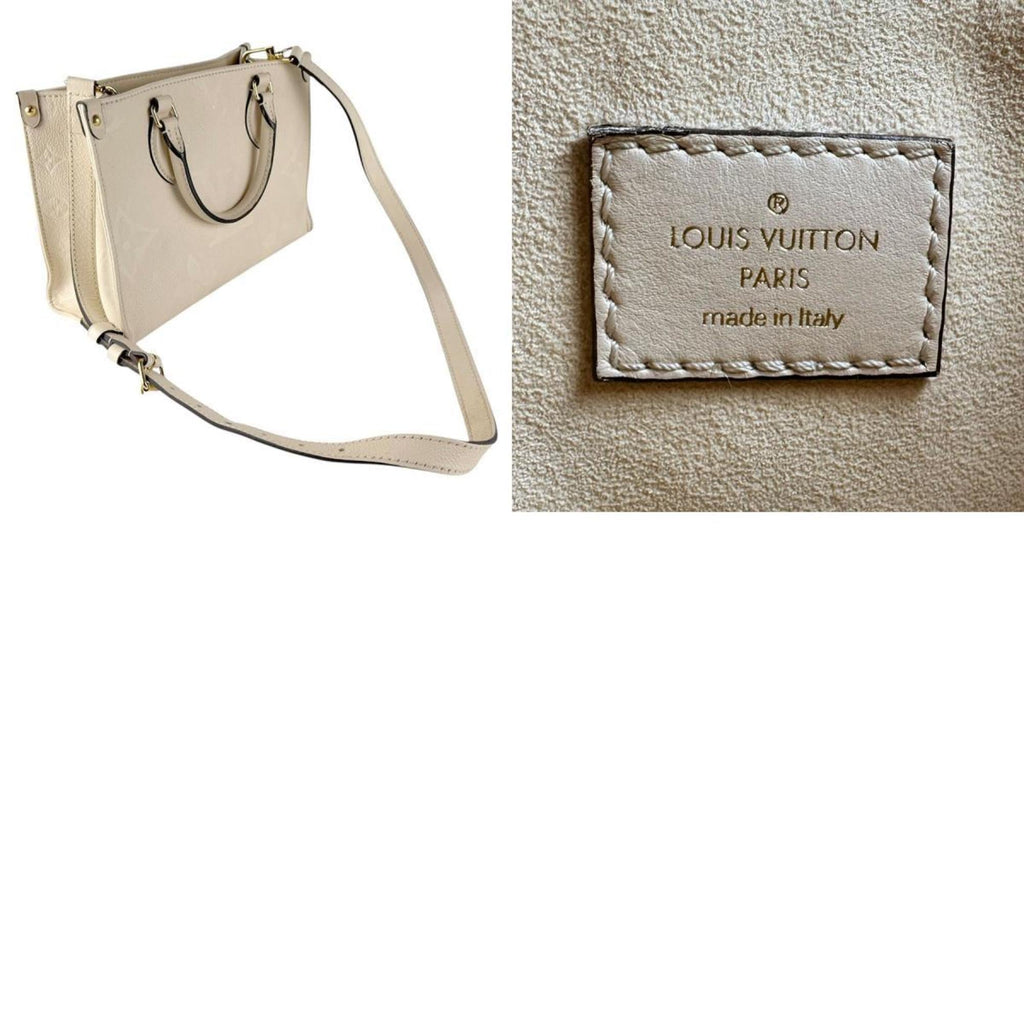 Louis Vuitton Cream Monogram Empreinte Handbag Shoulder Bag