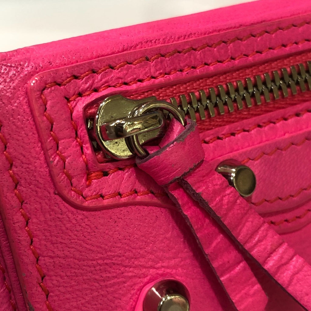 Balenciaga Pink Leather Wallet (Tri-Fold)