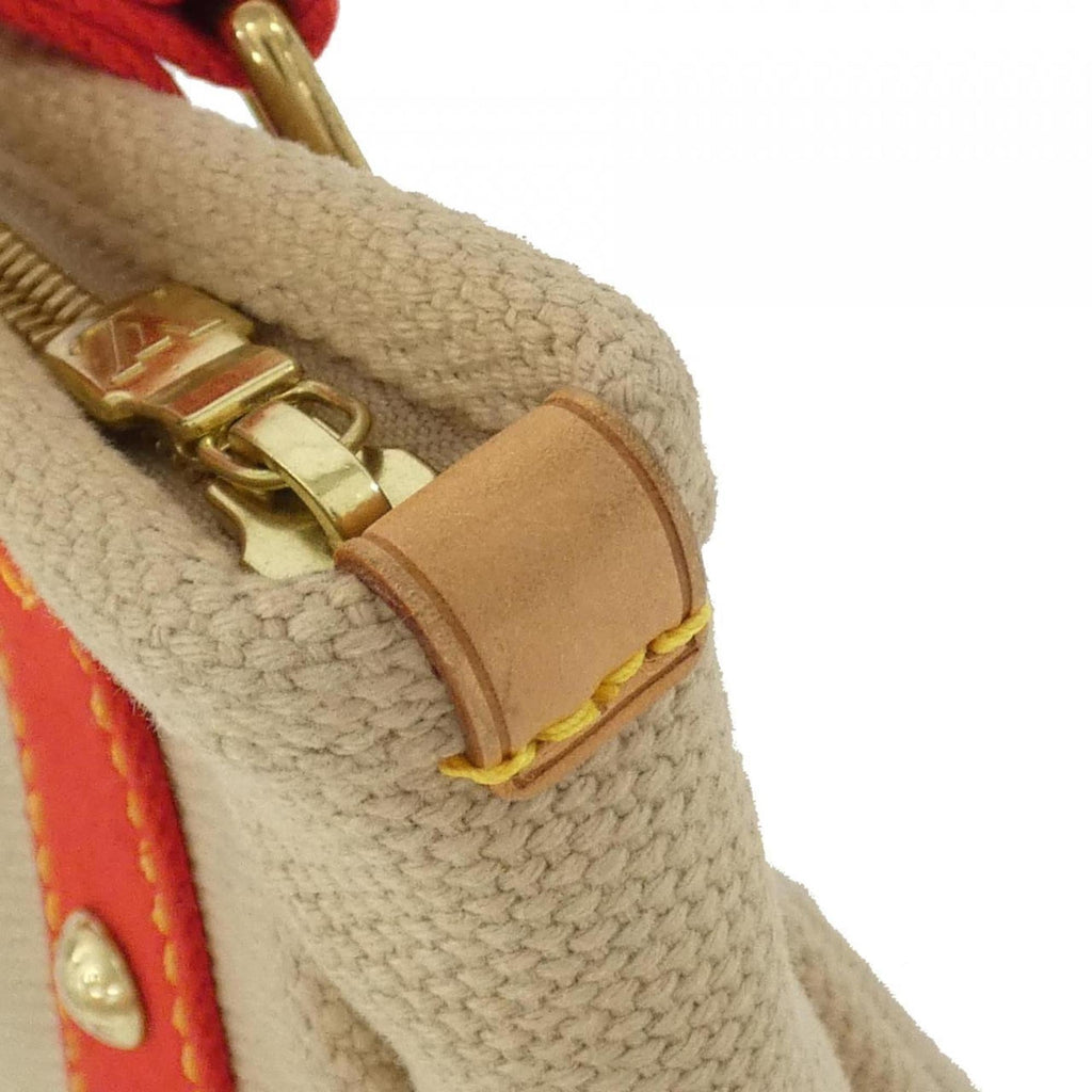 Louis Vuitton Beige Canvas Handbag