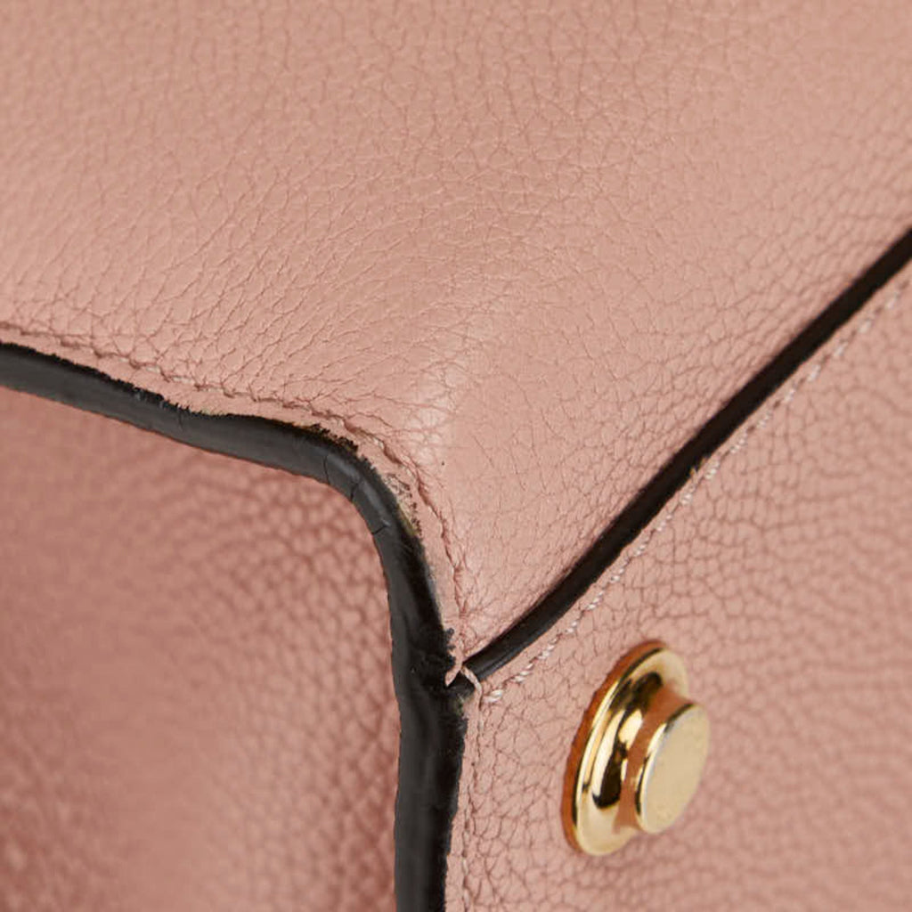 Louis Vuitton Beige Noir Vanilla Leather Handbag Shoulder Bag