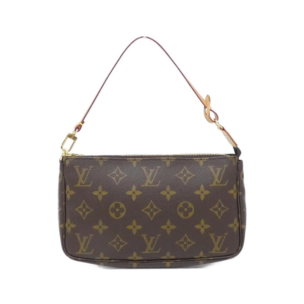 Louis Vuitton Marron Coated Canvas Pouch