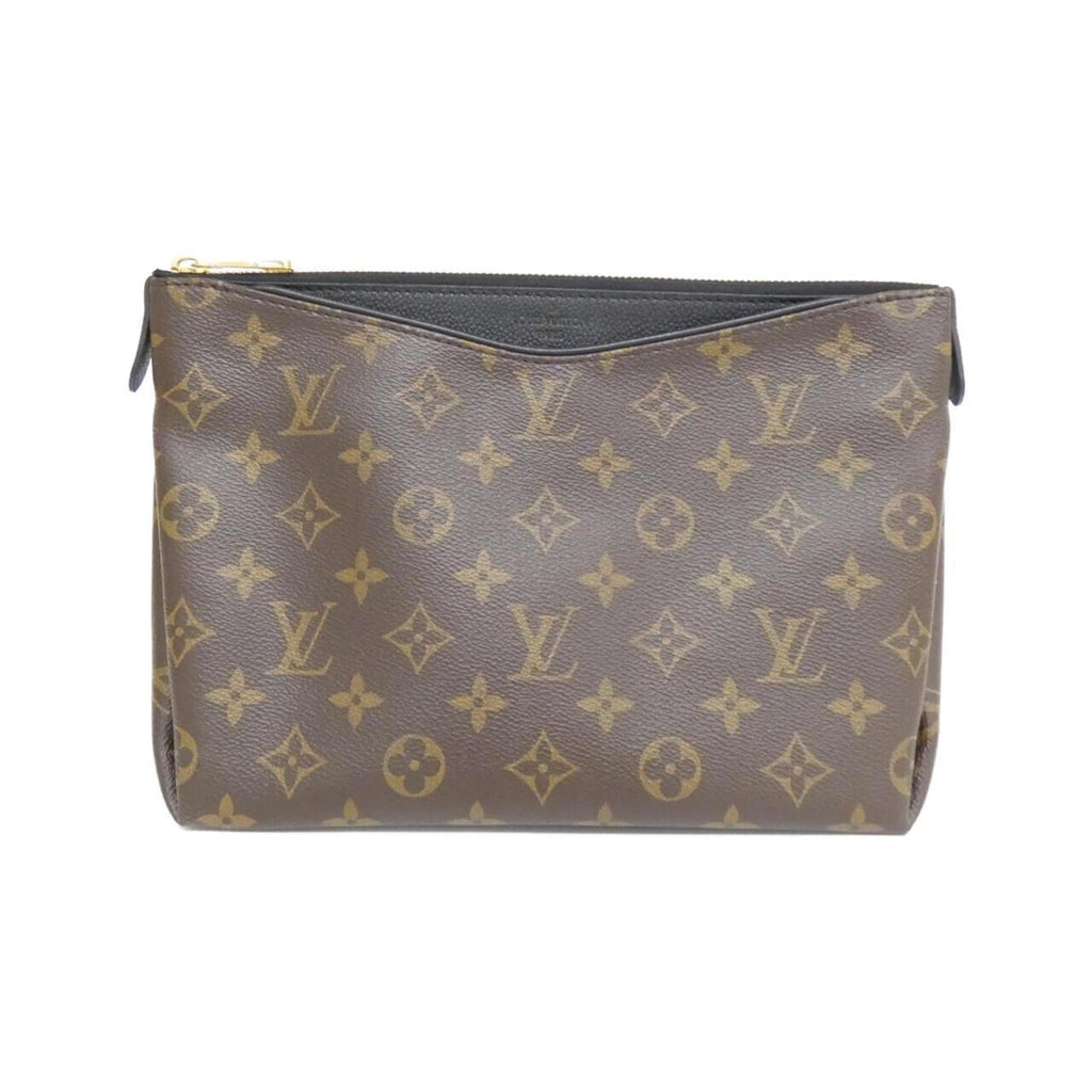 Louis Vuitton Brown Coated Canvas Handbag Pouch