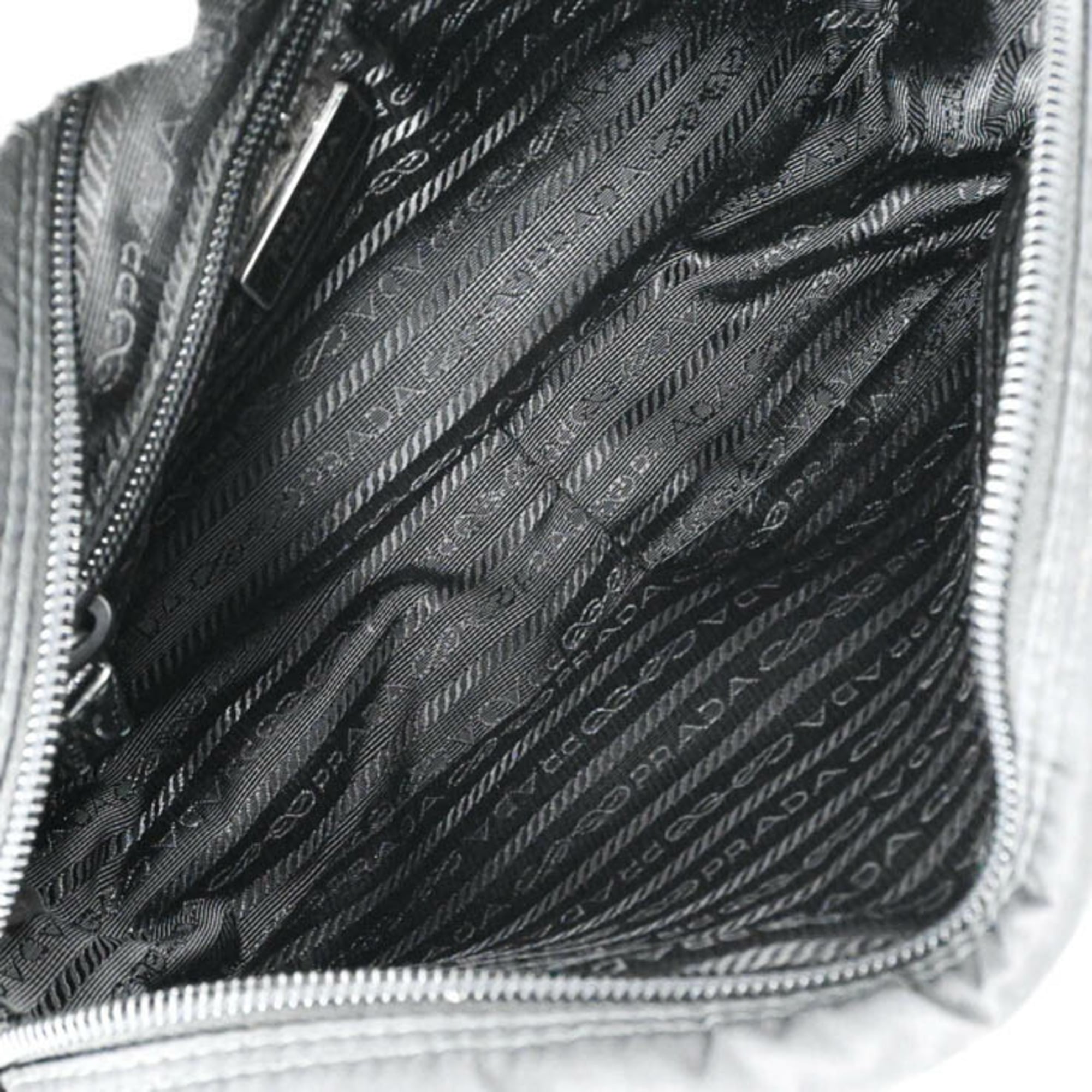 Prada Black Nylon Tessuto Shoulder Bag