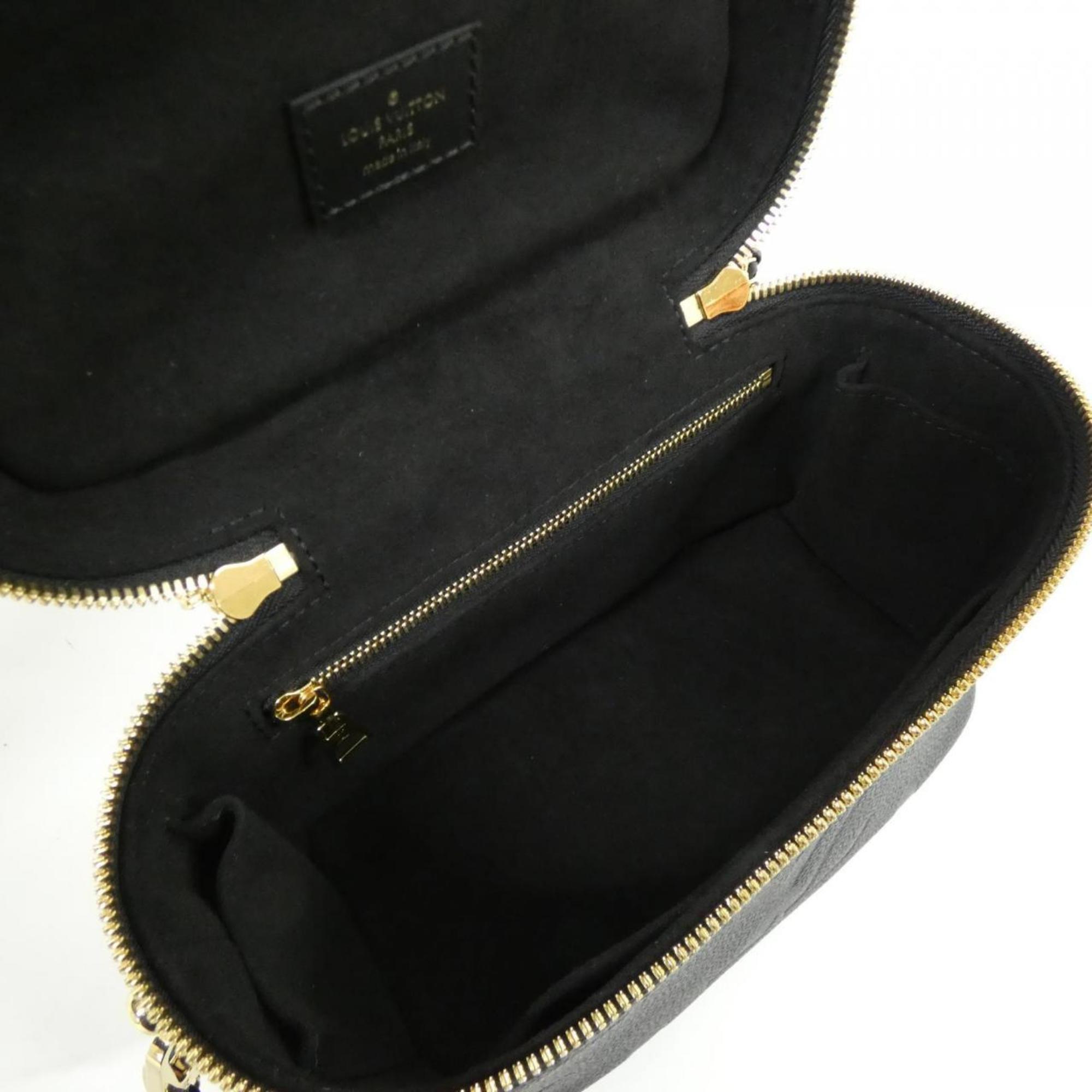 Louis Vuitton Black Leather Handbag