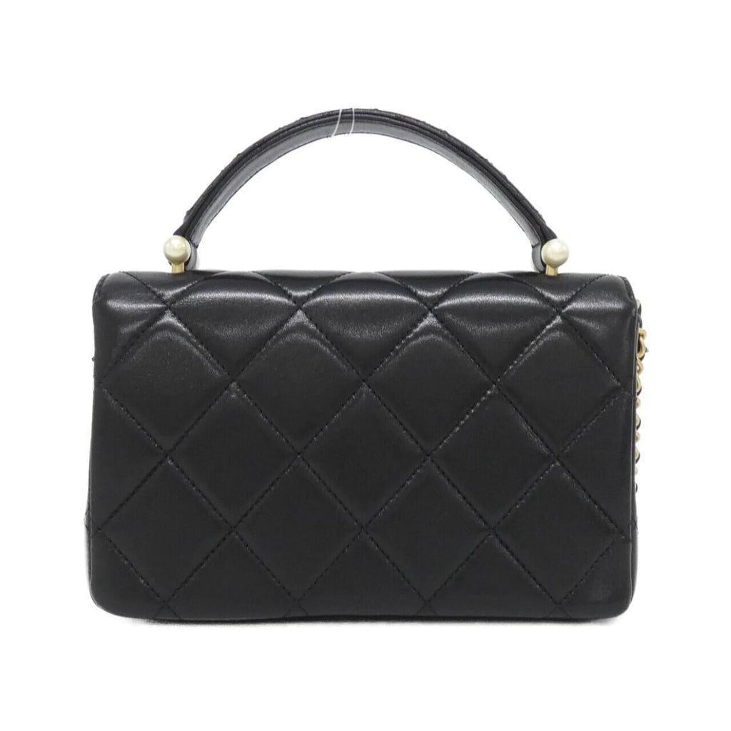Chanel Black Leather Handbag