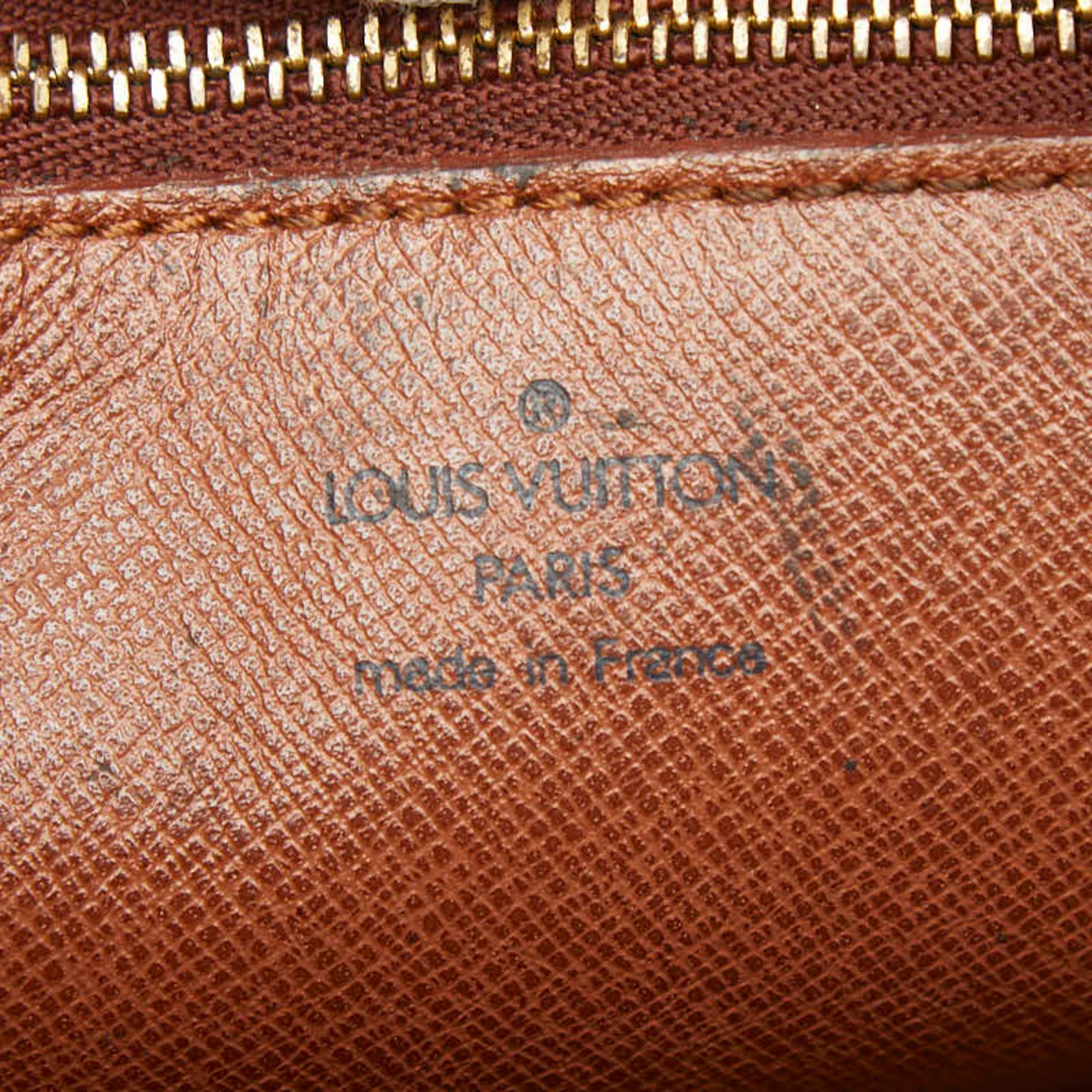 Louis Vuitton Brown Pvc Leather Shoulder Bag