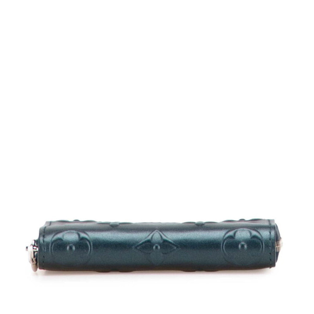 Louis Vuitton Blue Leather Coin Purse/Coin Case