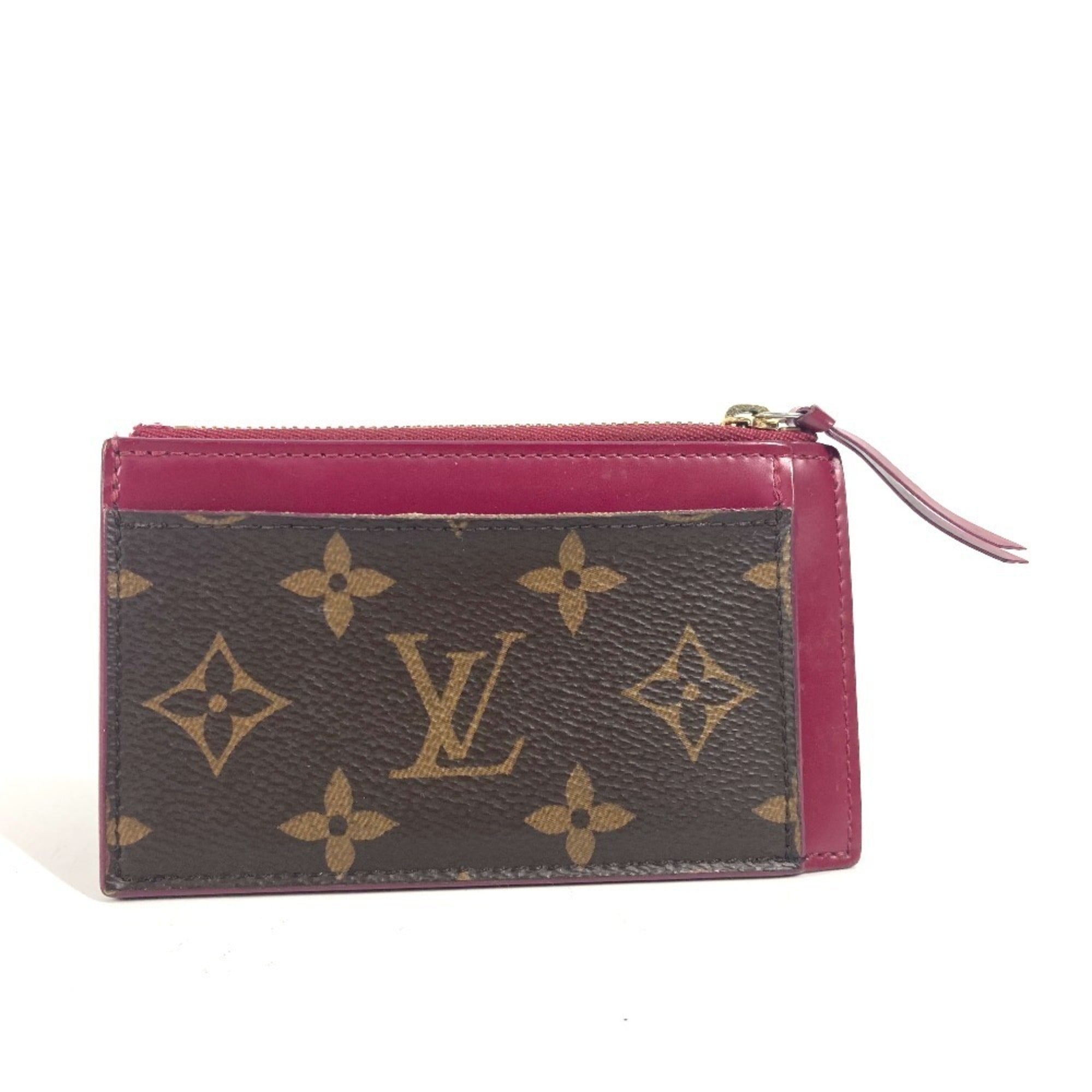 Louis Vuitton Monogram Brown Purple Monogram Coin Purse/Coin Case