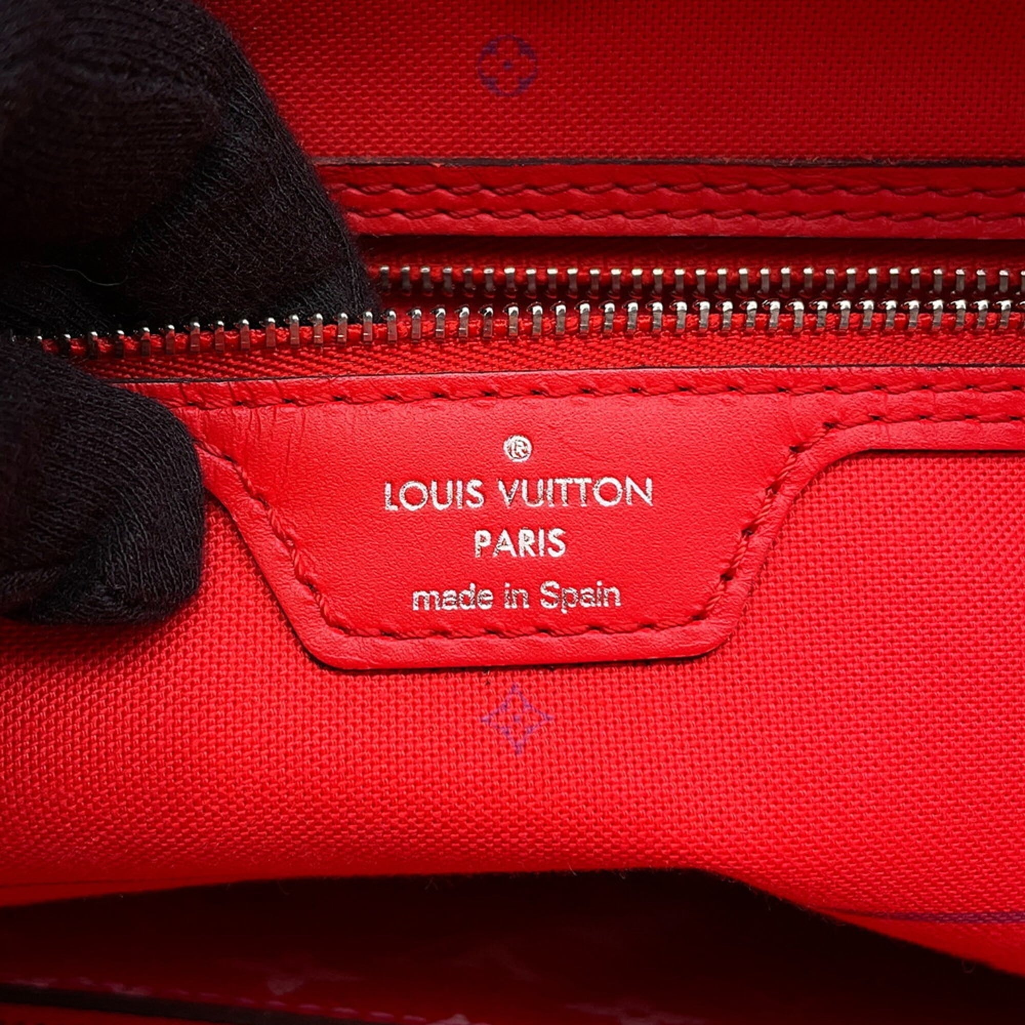 Louis Vuitton Rouge Monogram Tote Bag
