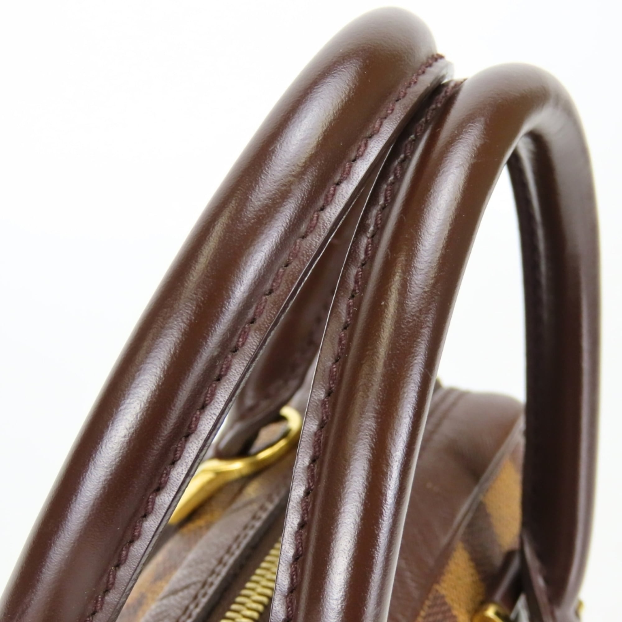 Louis Vuitton Brown Damier Canvas Ebene Damier Canvas Leather Handbag