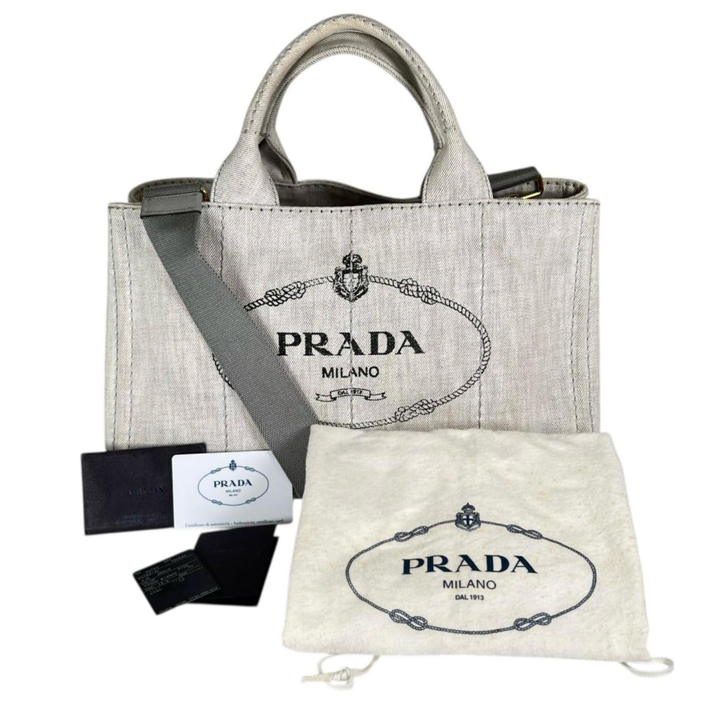 Prada Denim Tote Bag