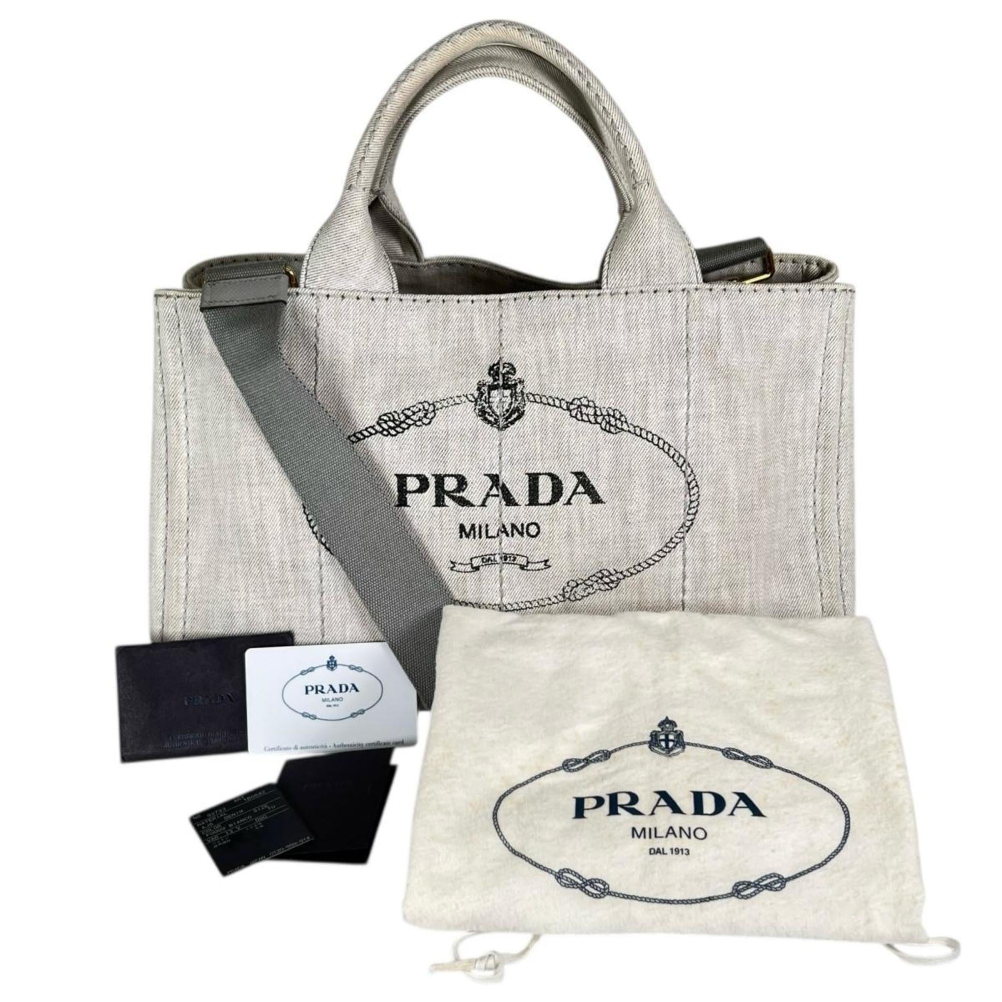 Prada Denim Tote Bag