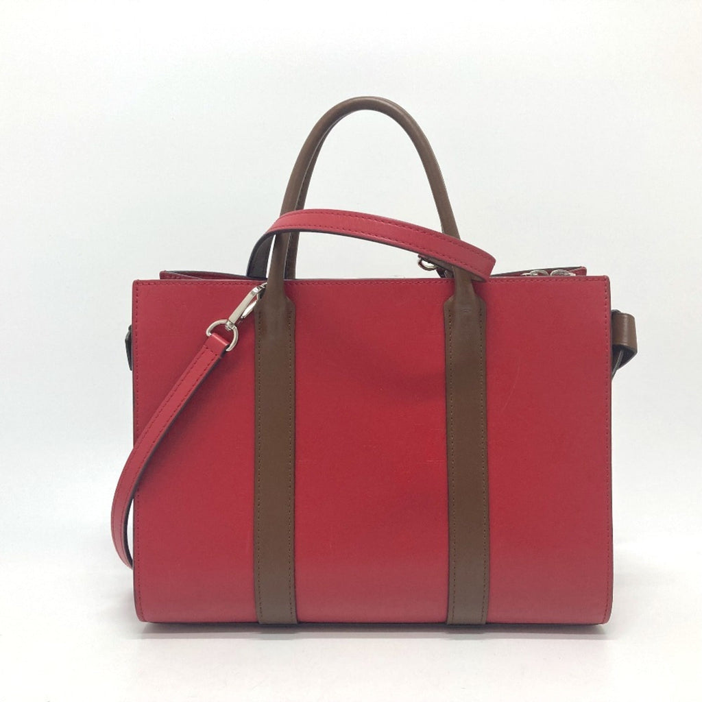 Louis Vuitton Red Color Leather Tote Bag