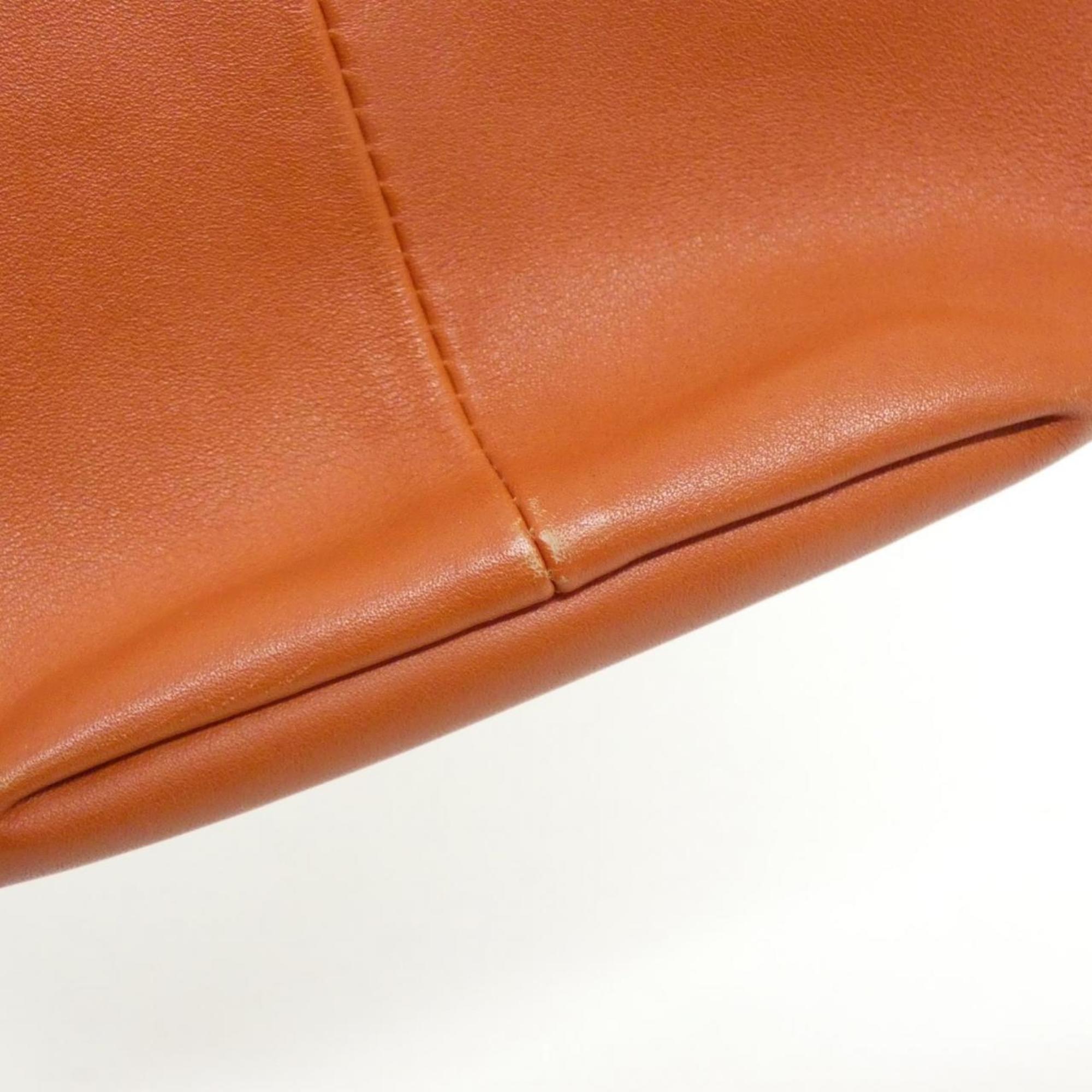 Bottega Veneta Gold Leather Handbag