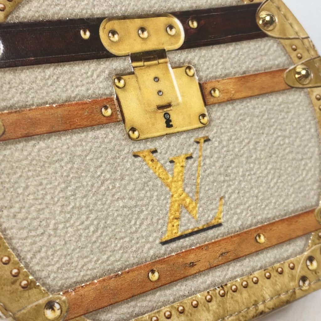 Louis Vuitton Beige Coin Purse/Coin Case