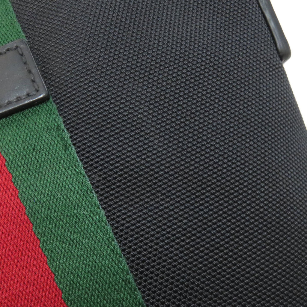 Gucci Black Canvas Shoulder Bag (Pre-Owned)