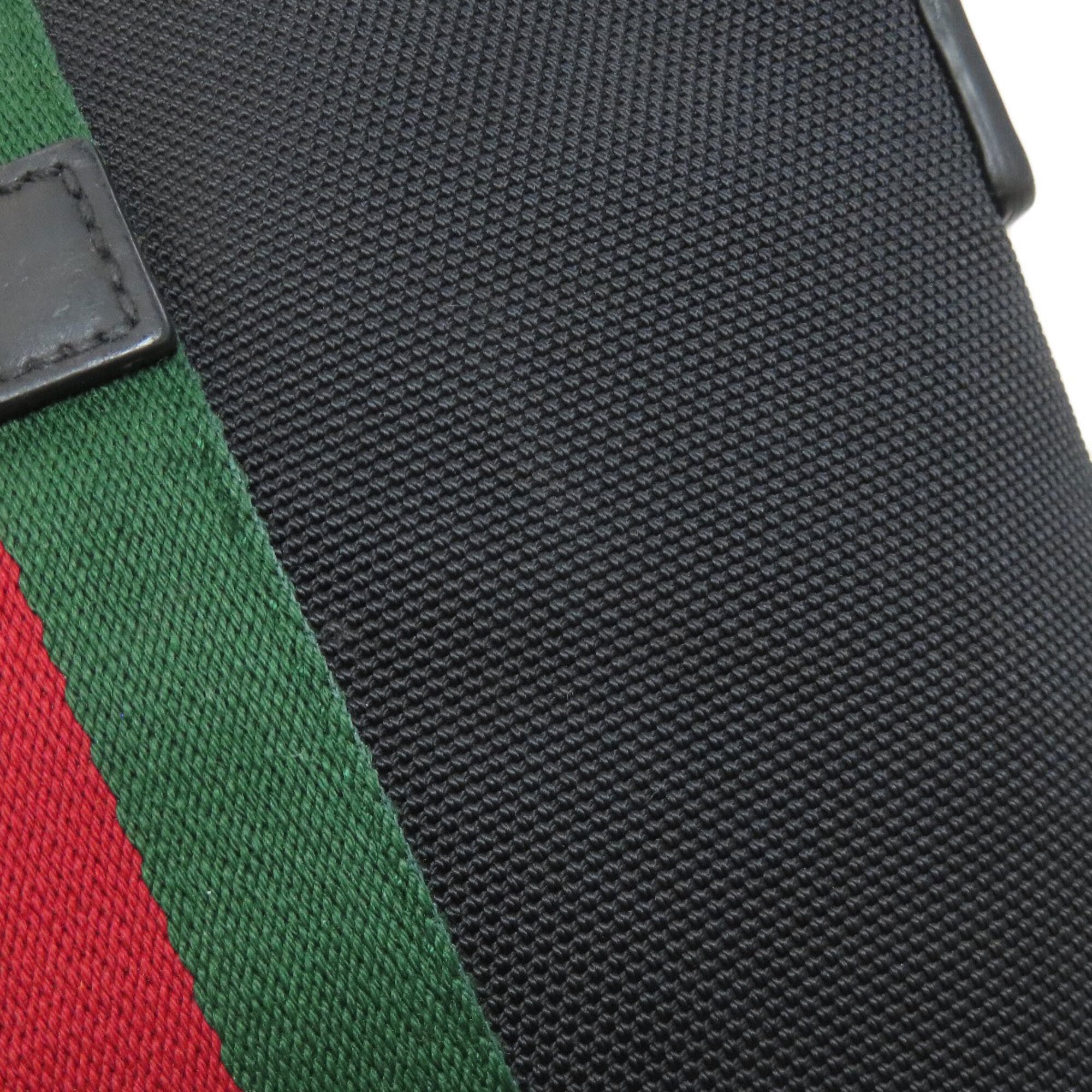 Gucci Black Canvas Shoulder Bag (Pre-Owned)