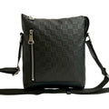 Louis Vuitton Black Leather Shoulder Bag