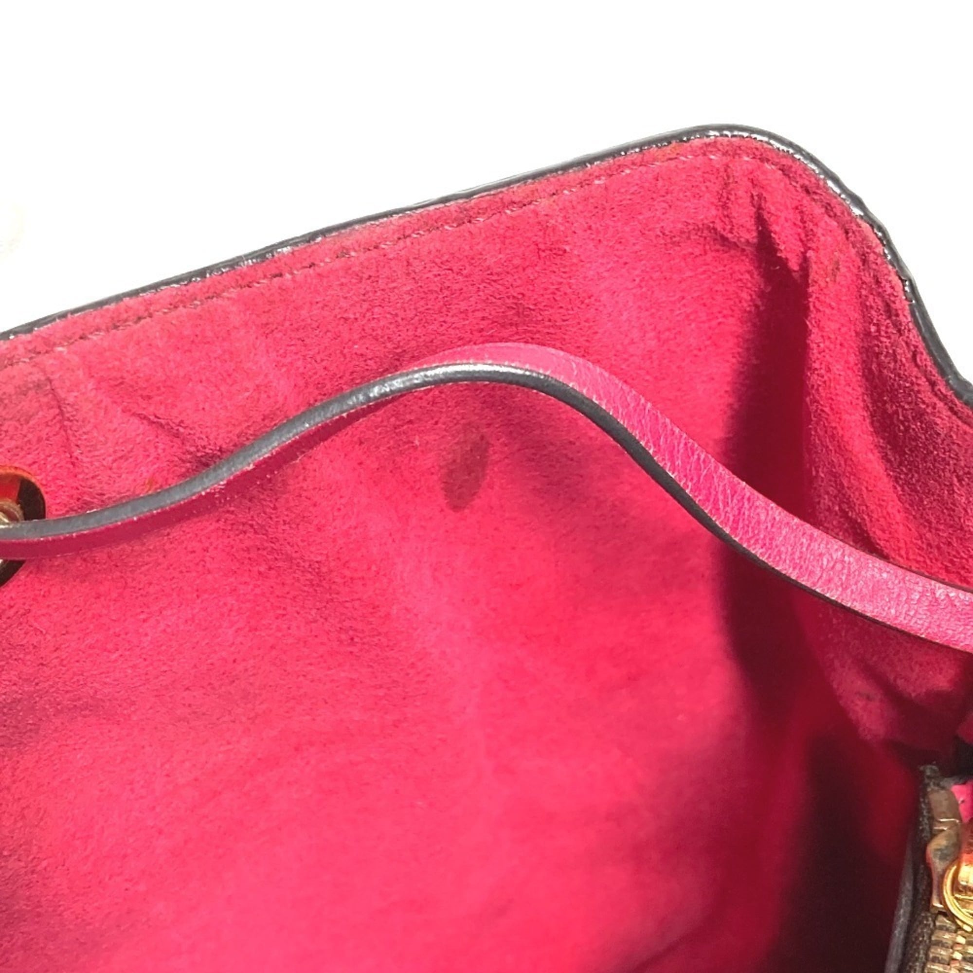 Louis Vuitton Brown Pink Monogram Shoulder Bag