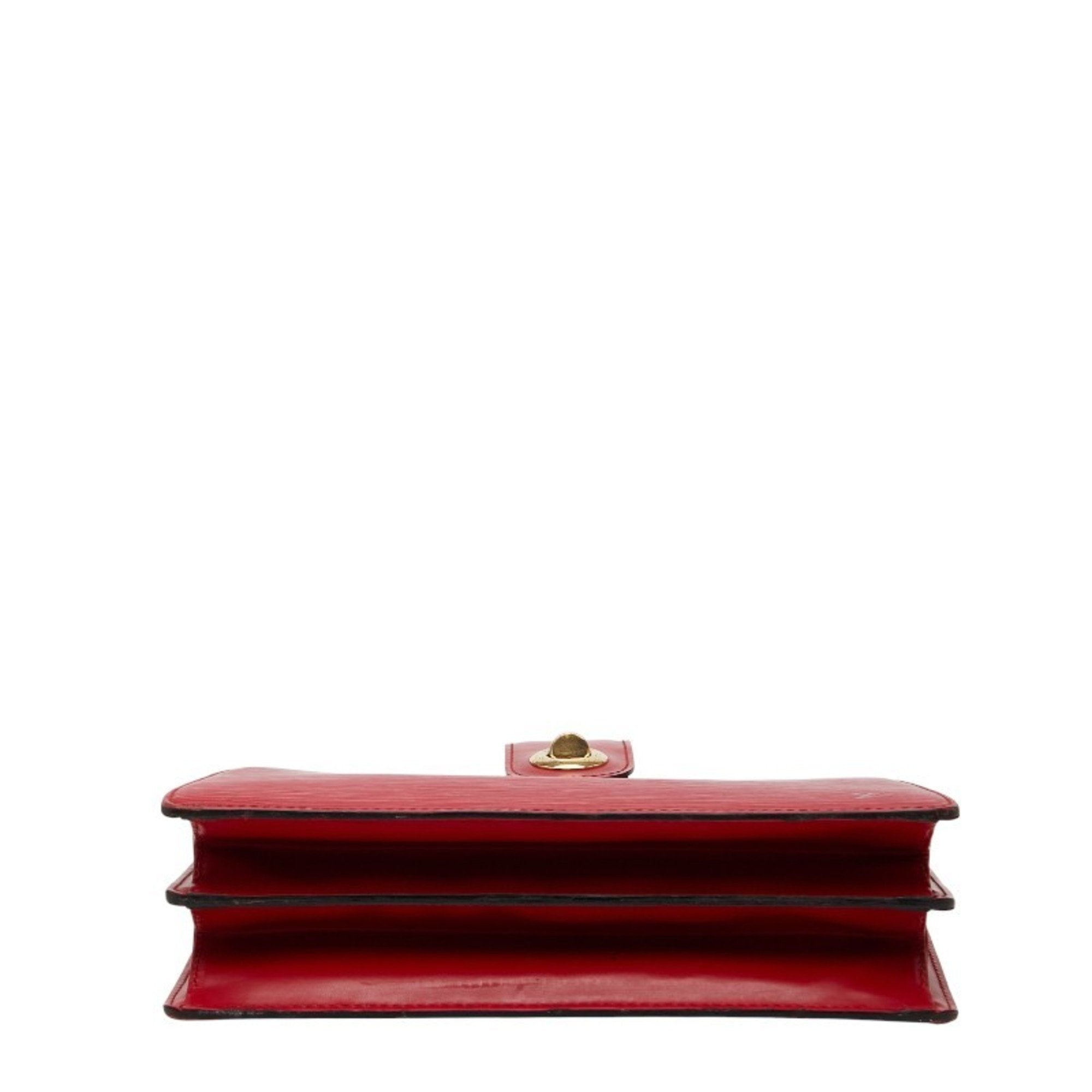 Louis Vuitton Castilian Red Leather Shoulder Bag