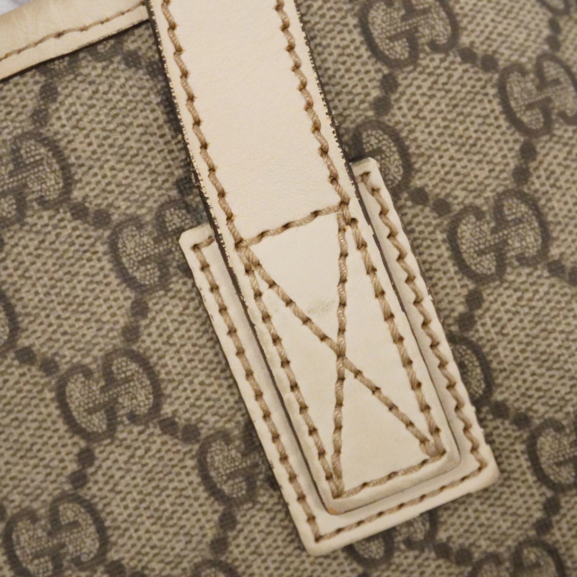 Gucci Brown White Pvc Tote Bag (Pre-Owned)
