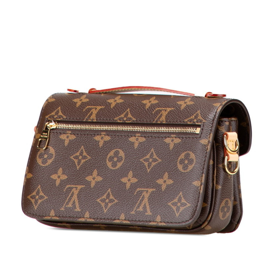 Louis Vuitton Monogram Brown Pvc Leather Handbag Shoulder Bag