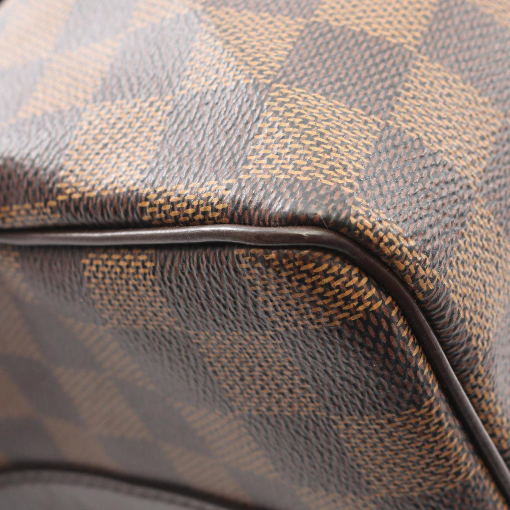 Louis Vuitton Brown Ebene Coated Canvas Leather Handbag