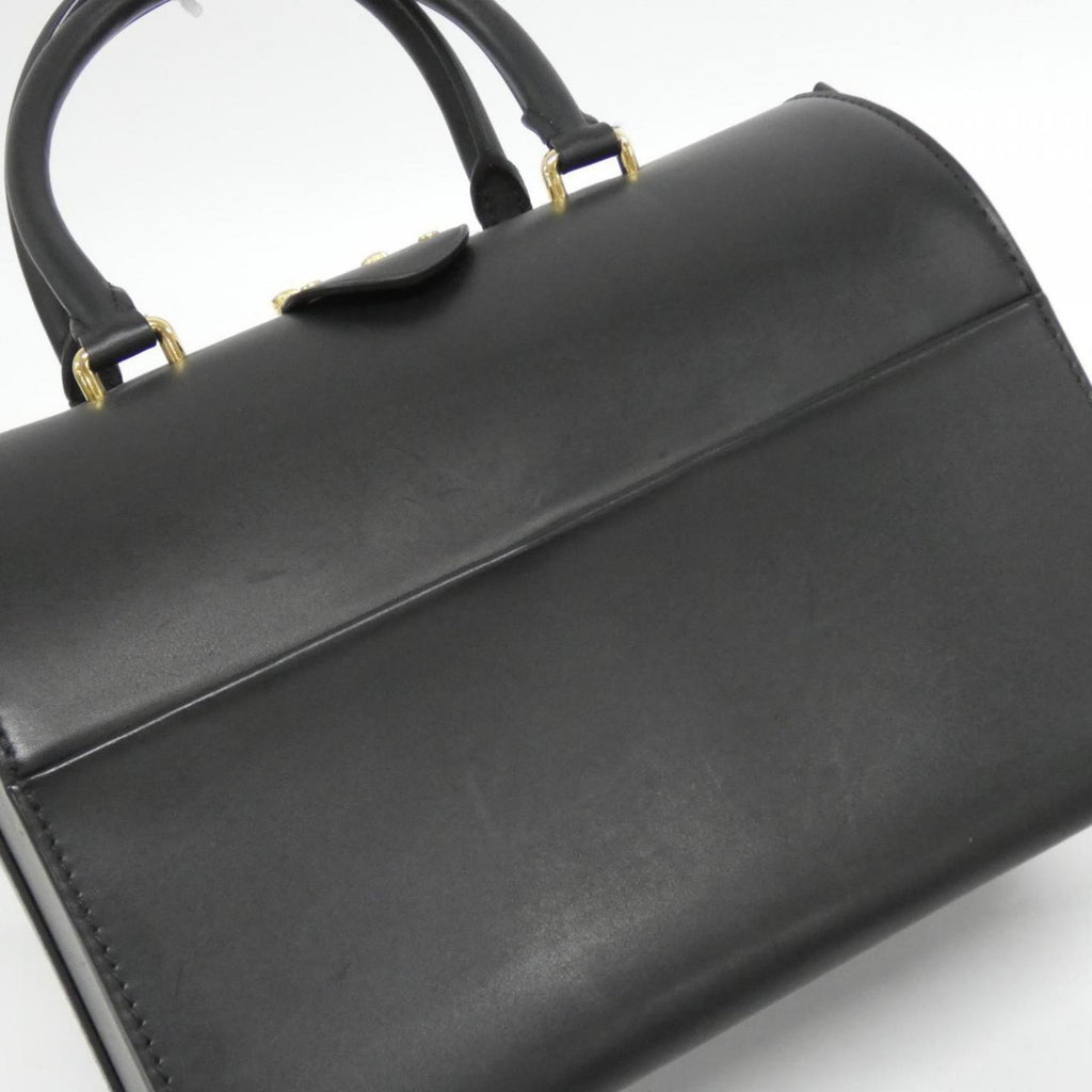 Louis Vuitton Black Leather Boston Bag