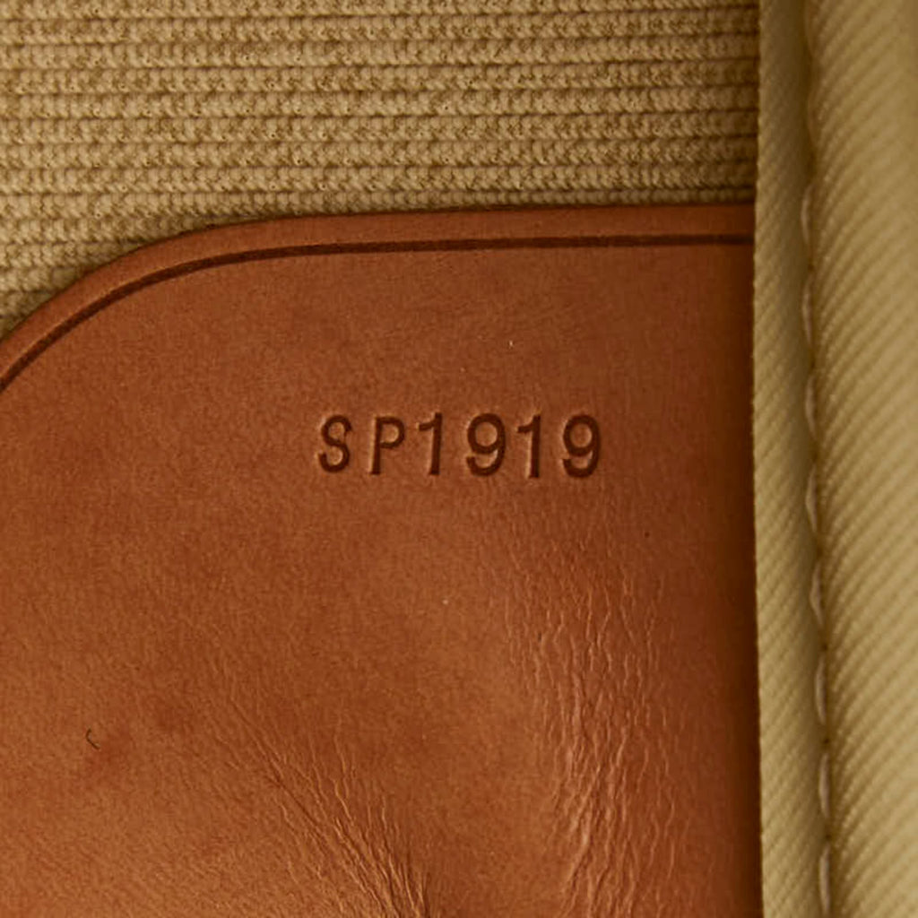 Louis Vuitton Brown Pvc Leather Boston Bag Briefcase